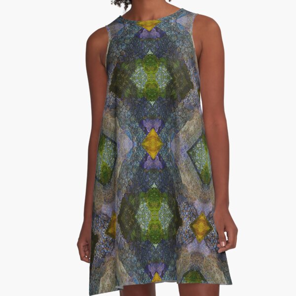 Japanese Garden A-Line Dress