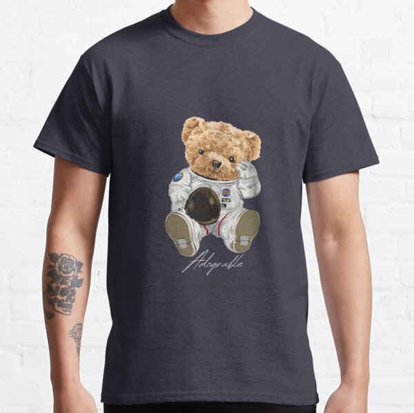 Cute Astronaut Bear - Adograble Classic T-Shirt
