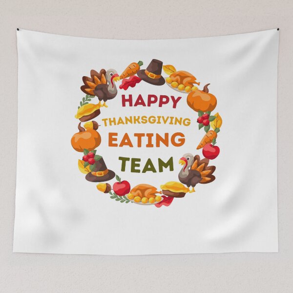 Item preview, Happy Thanksgiving Eating Team Funny Gift designed and sold by OneDayCollected.