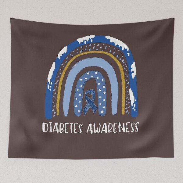Artikelvorschau, Diabetes-Bewusstseins-Monat | Im November tragen wir Blue Rainbow entworfen und verkauft von Mo-Am.