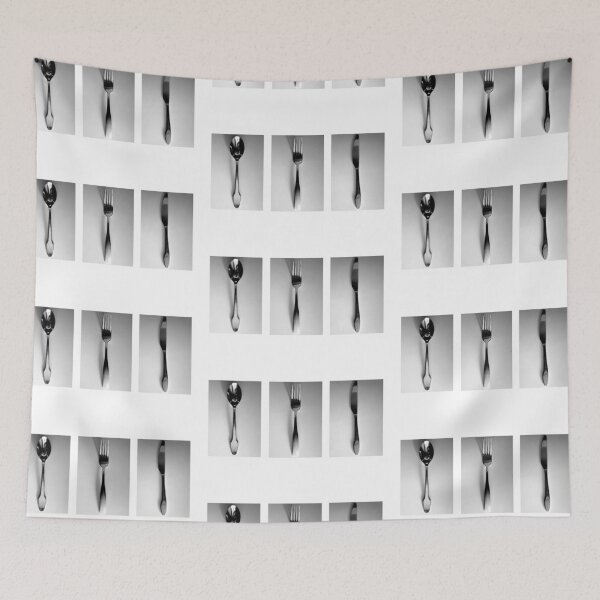 Item preview, silverware triptych designed and sold by chipsandsalsa.