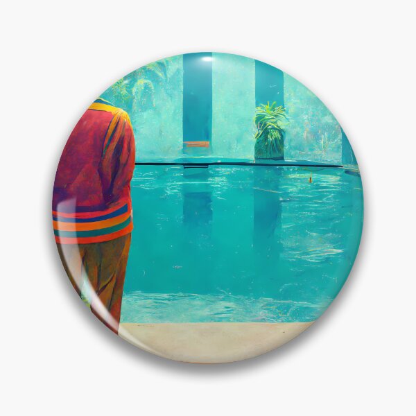 Item preview, Man Standing by Pool designed and sold by endage.