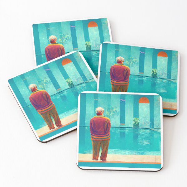 Item preview, Man Standing by Pool designed and sold by endage.