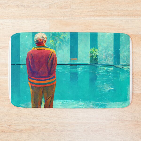 Item preview, Man Standing by Pool designed and sold by endage.