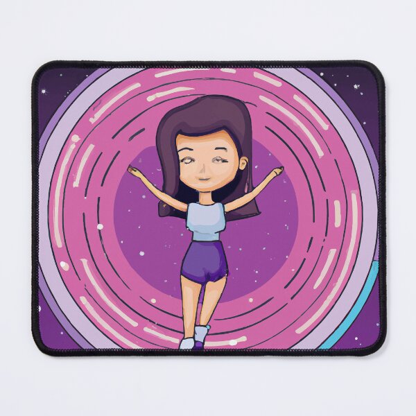 Item preview, Cute girl is floating in space. Artistic Illustration Cartoon Comics Drawing designed and sold by yunuzdemirtas.