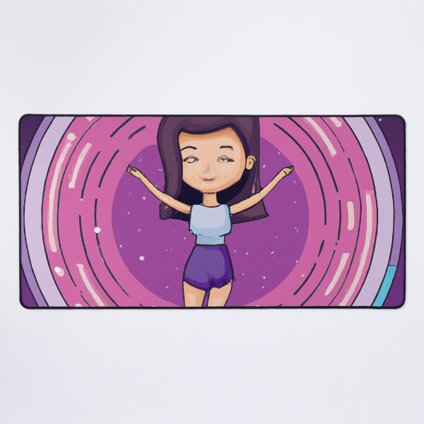 Item preview, Cute girl is floating in space. Artistic Illustration Cartoon Comics Drawing designed and sold by yunuzdemirtas.
