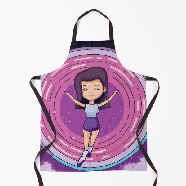 Item preview, Cute girl is floating in space. Artistic Illustration Cartoon Comics Drawing designed and sold by yunuzdemirtas.