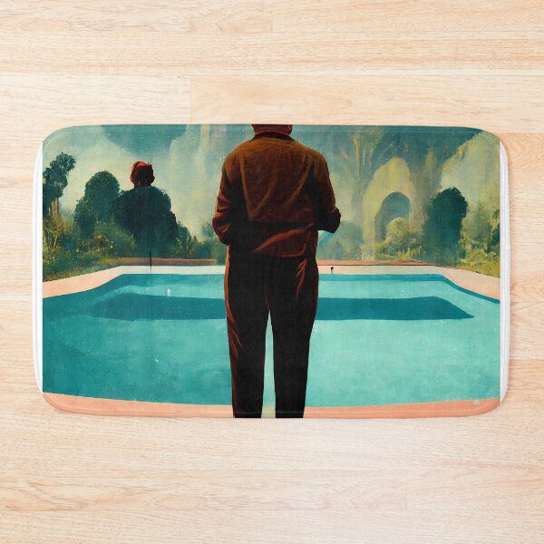 Item preview, Man Looking over Pool designed and sold by endage.