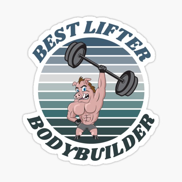 Best Lifter Bodybuilder Funny Gifts For Gym Lovers Sticker for Sale by  nquestiaa