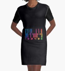 Dark Matter - Der Android Barcode T-Shirt Kleid