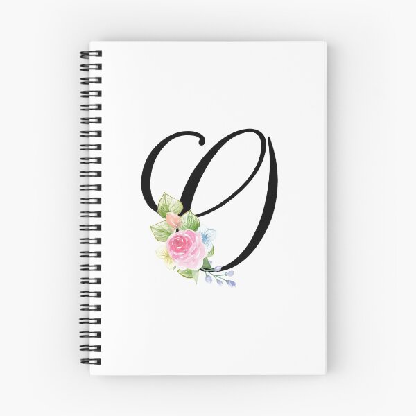 Item preview, Floral Monogram Fancy Script Letter O designed and sold by Grafixmom.