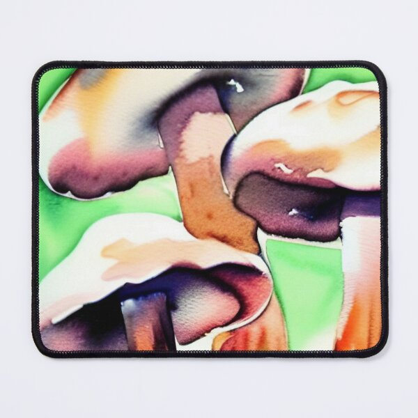 Item preview, Mushrooms watercolor painting designed and sold by Mirarima.