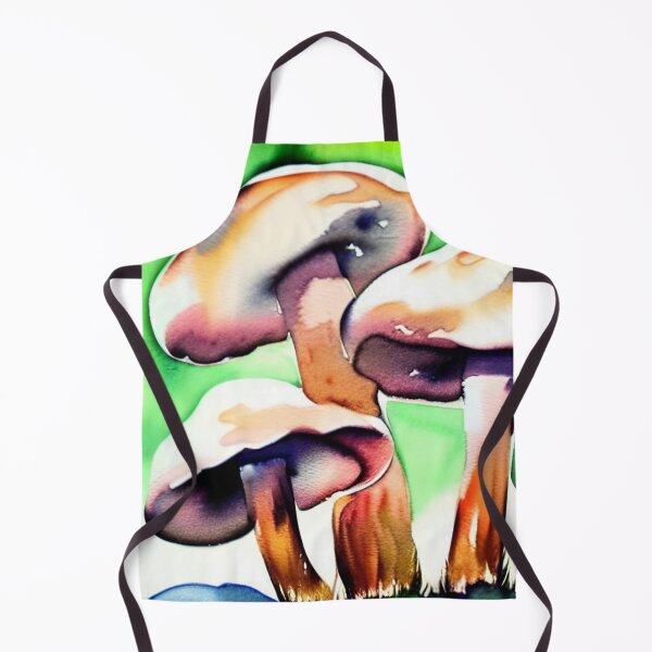 Item preview, Mushrooms watercolor painting designed and sold by Mirarima.