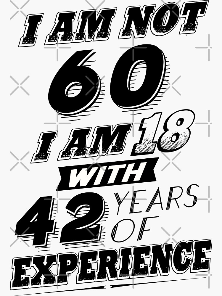 Funny 60th Birthday Gag Gift 60 Year Old Humor by SpecialtyGifts