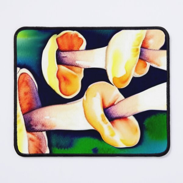 Item preview, Mushrooms watercolor painting designed and sold by Mirarima.