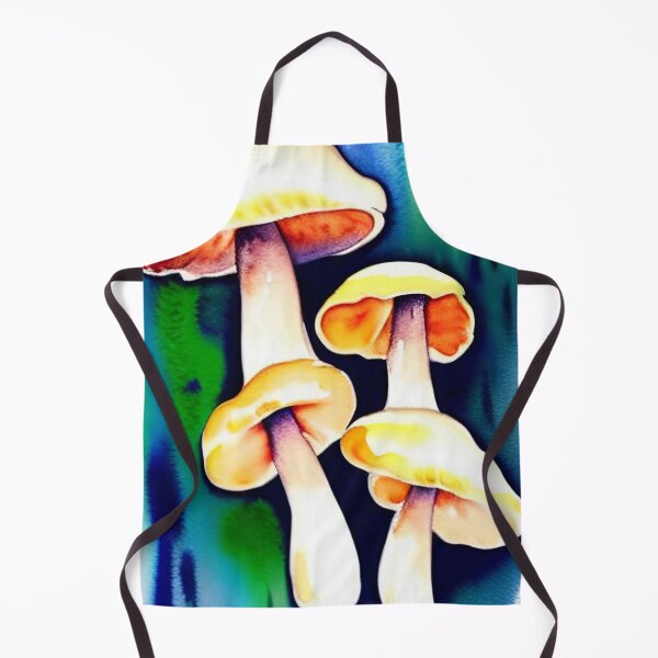 Item preview, Mushrooms watercolor painting designed and sold by Mirarima.