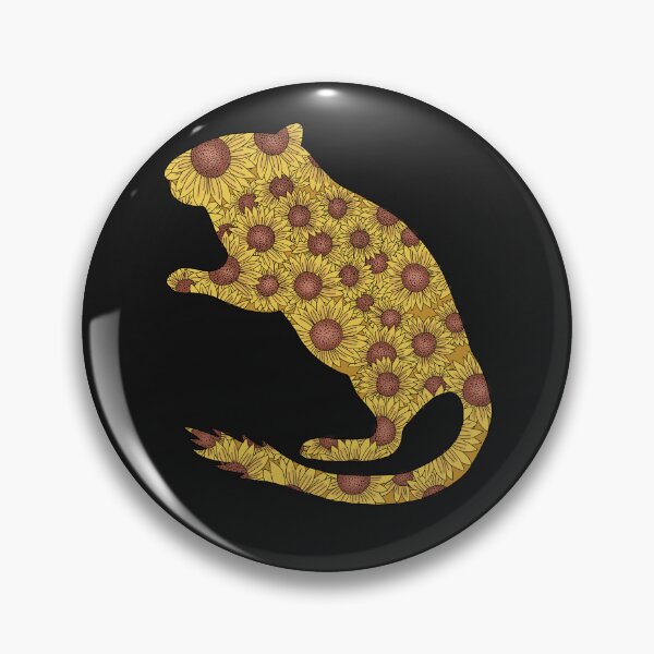 Item preview, Cute yellow sunflower filled gerbil designed and sold by Becky-Marie.