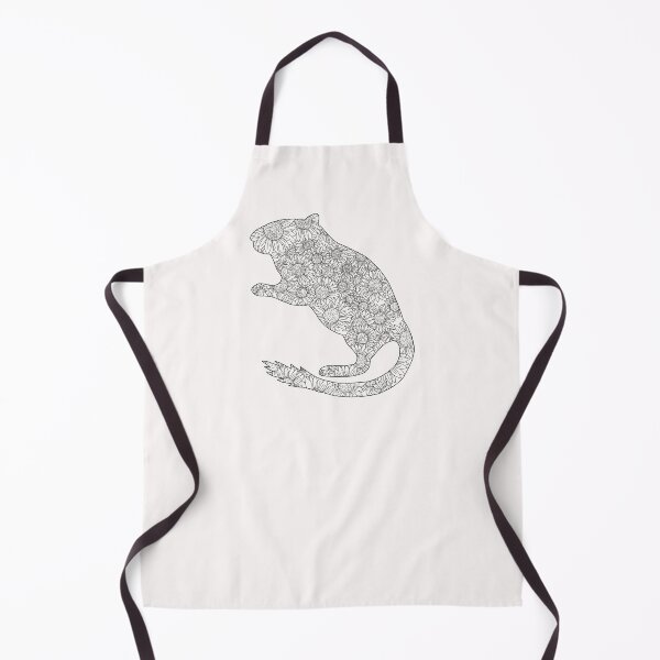 Item preview, Cute sunflower filled gerbil (black outline) designed and sold by Becky-Marie.