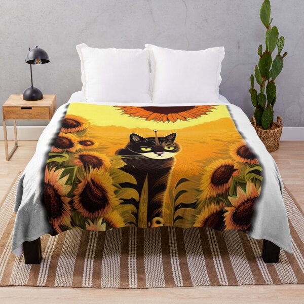 Item preview, Cat Sunflower designed and sold by entrys.