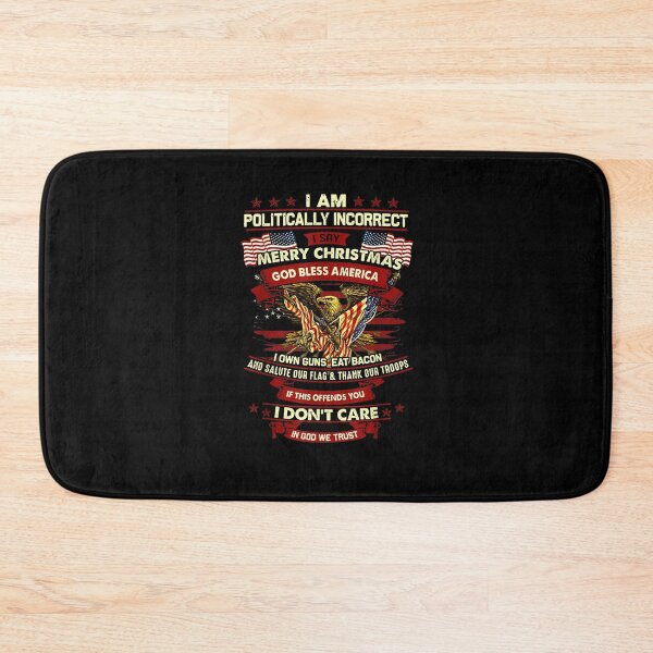 Item preview, I39;m Politically Incorrect I Say Merry Christmas God Bless T-Shirt designed and sold by AxOtylia.
