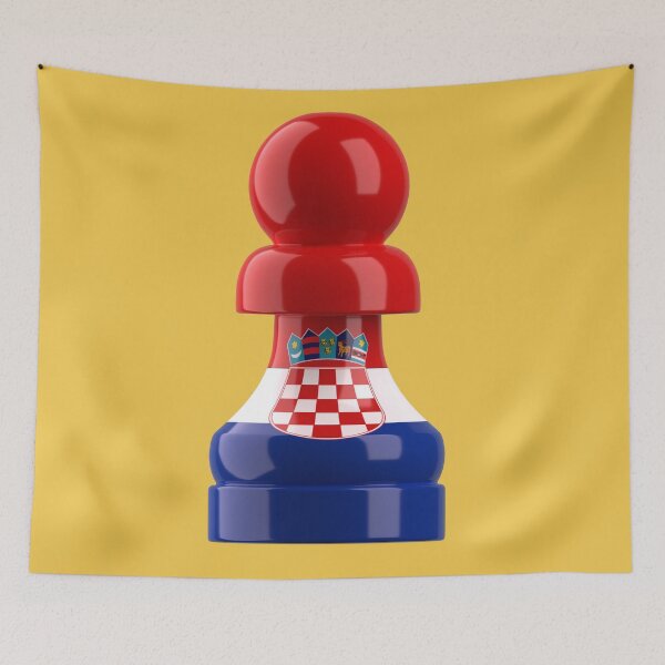 Item preview, CHESS,PAWN,CROATIA designed and sold by asketch2b.