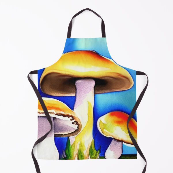 Item preview, Mushrooms watercolor painting designed and sold by Mirarima.