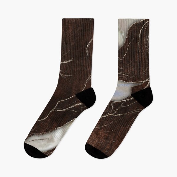 Item preview, Dark Brown Wood and Pearl  Abstract Digital art designed and sold by k9printart.