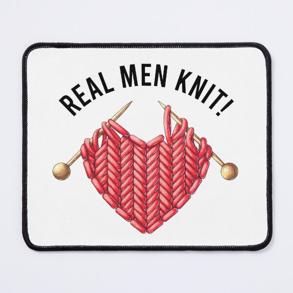Item preview, Knitting Real Men Knit designed and sold by kudostees.