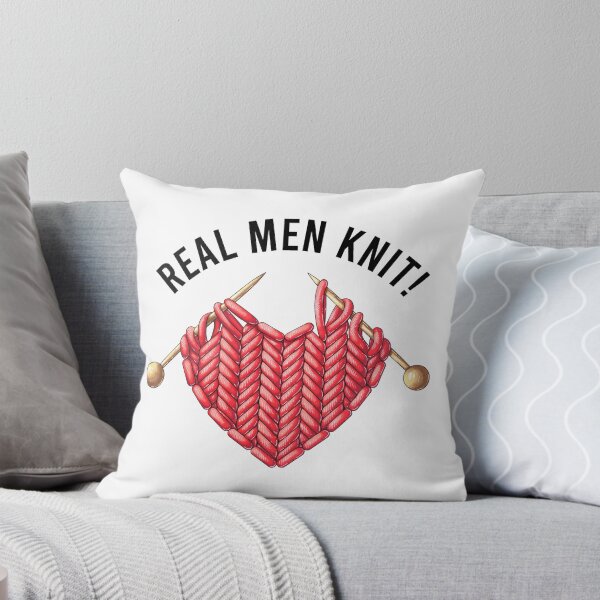 Item preview, Knitting Real Men Knit designed and sold by kudostees.