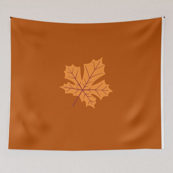 Item preview, burnt orange autumn leaf designed and sold by AichaShopS.