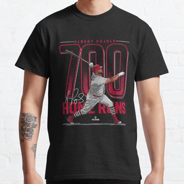 Albert Pujols 700 Career Home Runs Premium SS T-Shirt