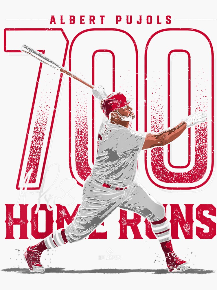 Framed Albert Pujols 700th Home Run St. Louis Cardinals Baseball