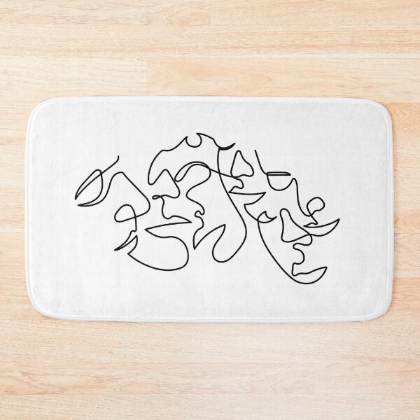 Item preview, La Foule | One Line Drawing | One Line Art | Minimal | Minimalist designed and sold by One-Line-Artist.