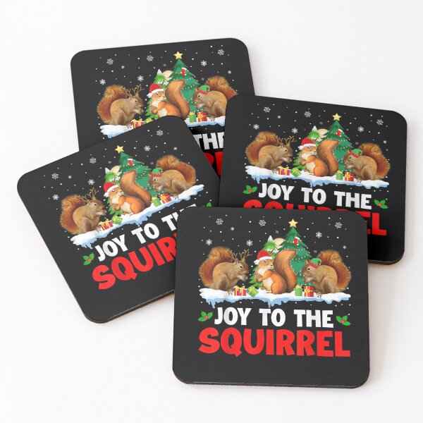 Item preview, Joy To The Squirrel Christmas Santa Elf Reindeer Squirrel T-Shirt designed and sold by AxOtylia.