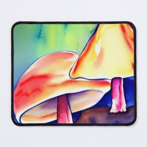 Item preview, Mushrooms watercolor painting designed and sold by Mirarima.