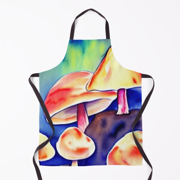 Item preview, Mushrooms watercolor painting designed and sold by Mirarima.