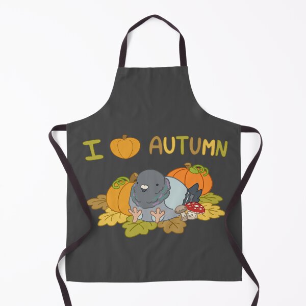 Item preview, I Love Autumn Pigeon designed and sold by AdoraBirdArt.