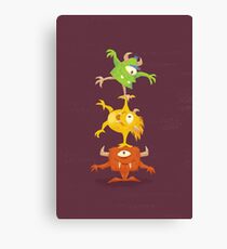 Monster Tower Canvas Print