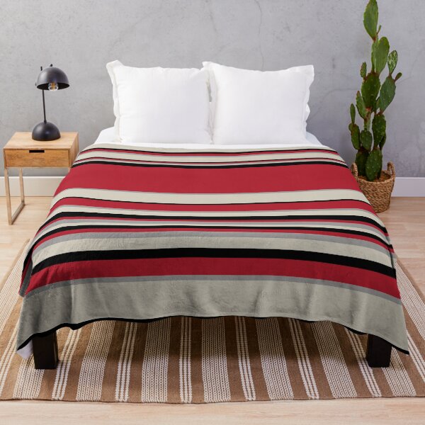 Item preview, Complex Stripes - Red, Grey, Black and Bone White designed and sold by LAEC-Shop.