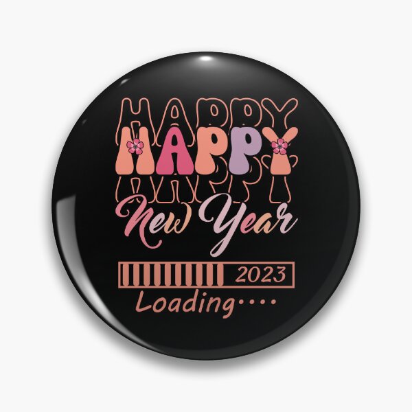 Item preview, Happy New Year 2023 Loading Pastel Groovy designed and sold by Karry-Pat.