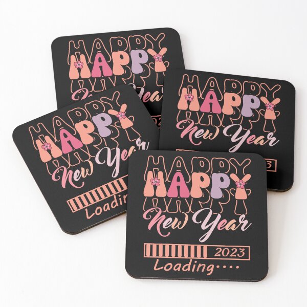 Item preview, Happy New Year 2023 Loading Pastel Groovy designed and sold by Karry-Pat.