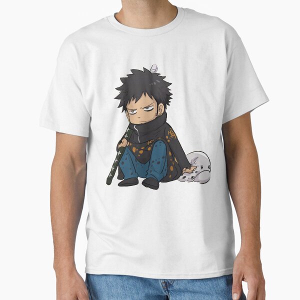 Vista previa del artículo con la obra «Camiseta de Trafalgar Law de One Piece», diseñado y vendido por OtakuToys.