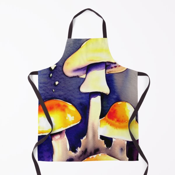 Item preview, Mushrooms watercolor painting designed and sold by Mirarima.