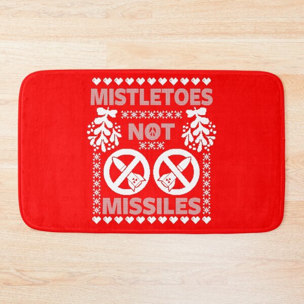 Item preview, Mistletoes Not Missiles designed and sold by BoggsNicolasArt.