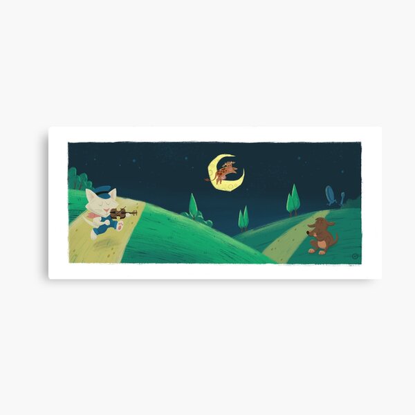 Hey Diddle Diddle Canvas Print