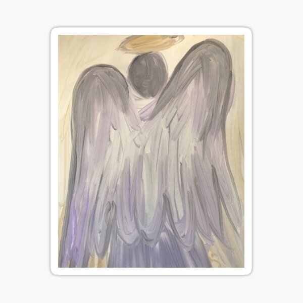 Guardian Angel Sticker For Sale By Artofmarya Redbubble