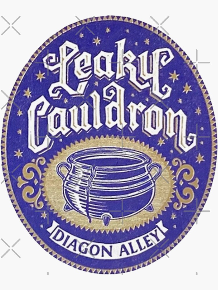 "Leaky Cauldron" Sticker For Sale By DemandPrints | Redbubble