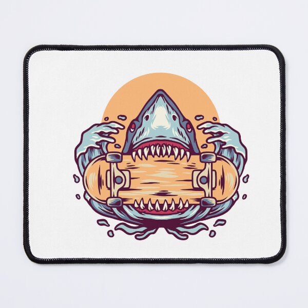 Item preview, shark, and, skateboard designed and sold by Haron20.