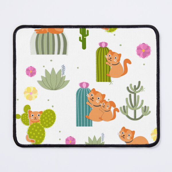 Item preview, Cute Cacti cat Animal Cactus Pattern designed and sold by AichaShopS.
