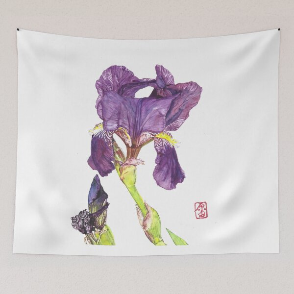 Item preview, watercolor PURPLE LILY designed and sold by CarmenShunyo.